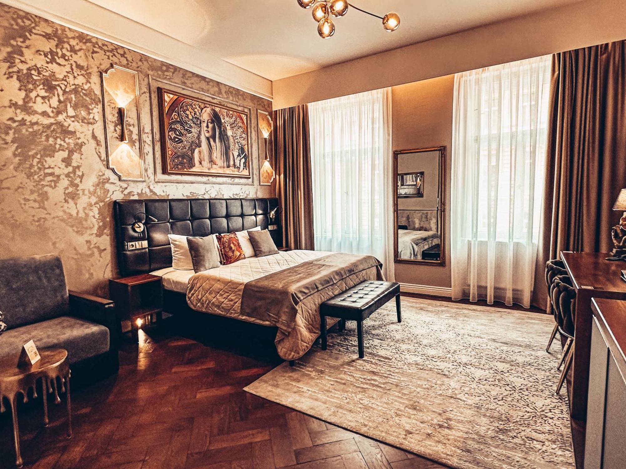 Alfons Boutique Hotel Prague Luaran gambar